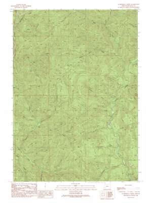 Scaredman Creek USGS topographic map 43122d7