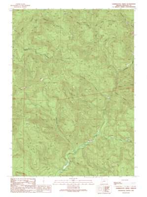 Harrington Creek topo map