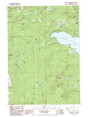 Odell Lake USGS topographic map 43122e1