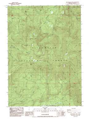 Groundhog Mountain USGS topographic map 43122e3