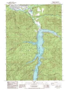 Oakridge USGS topographic map 43122f4