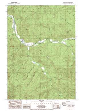 Culp Creek USGS topographic map 43122f7
