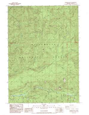 Sardine Butte topo map