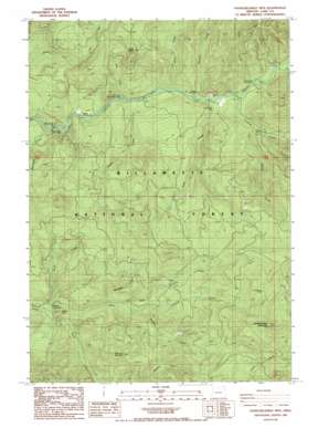 Saddleblanket Mountain USGS topographic map 43122h5