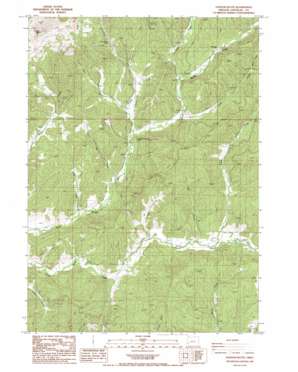 Dodson Butte topo map