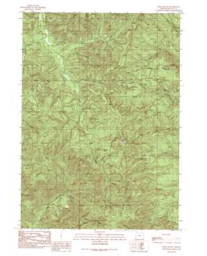 Kelly Butte topo map