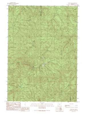 Ivers Peak USGS topographic map 43123d7