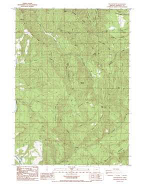 Yellow Butte topo map