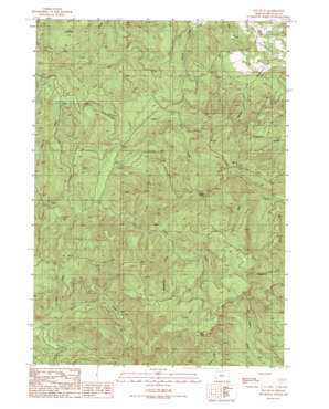Old Blue topo map