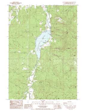 Cottage Grove Lake topo map