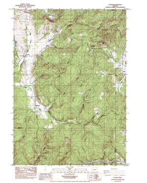 Lorane USGS topographic map 43123g2