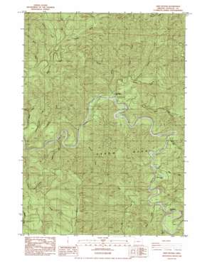 Twin Sisters topo map
