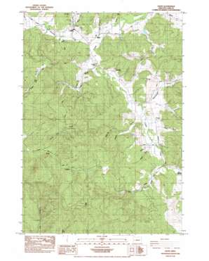 Crow USGS topographic map 43123h3