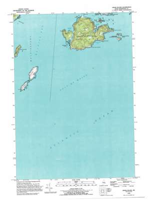 Cross Island USGS topographic map 44067e3