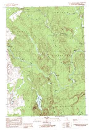 Peaked Mountain Pond USGS topographic map 44067g6