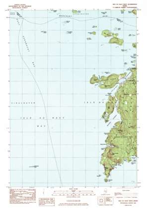 Isle Au Haut West USGS topographic map 44068a6