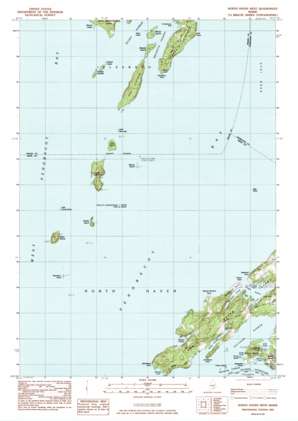 North Haven West topo map