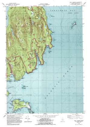 Seal Harbor USGS topographic map 44068c2