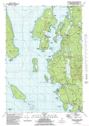 Bartlett Island topo map