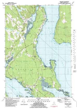 Brooklin USGS topographic map 44068c5