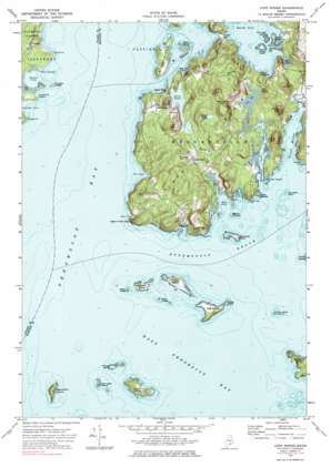Cape Rosier USGS topographic map 44068c7