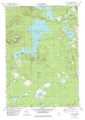 Tunk Lake USGS topographic map 44068e1