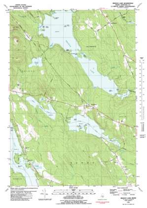 Branch Lake USGS topographic map 44068e5
