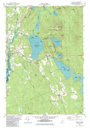 Orland topo map