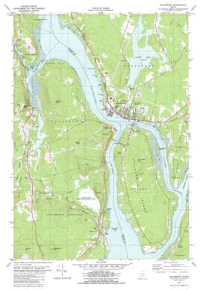 Bucksport USGS topographic map 44068e7