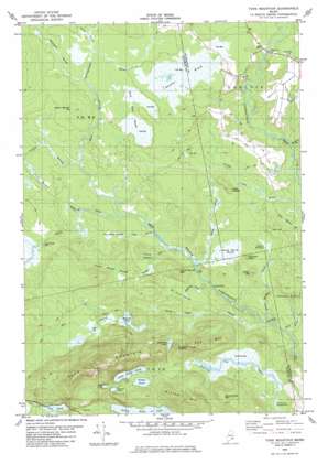 Tunk Mountain USGS topographic map 44068f1
