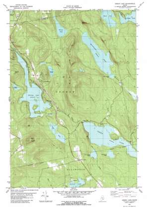 Green Lake USGS topographic map 44068f5
