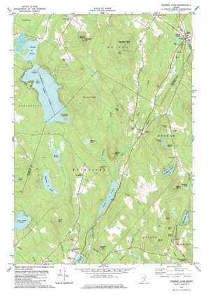 Brewer Lake USGS topographic map 44068f6