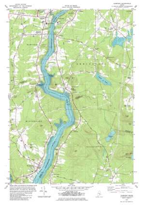 Hampden USGS topographic map 44068f7