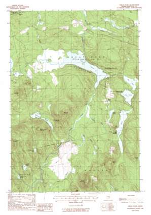 Great Pond topo map