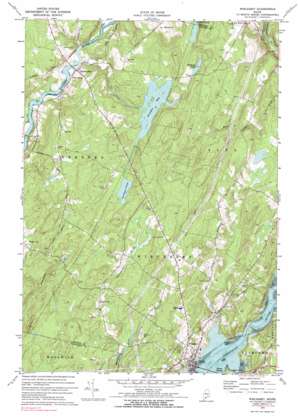 Wiscasset USGS topographic map 44069a6