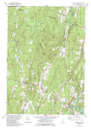 Bowdoinham USGS topographic map 44069a8