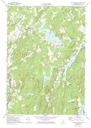 North Whitefield topo map