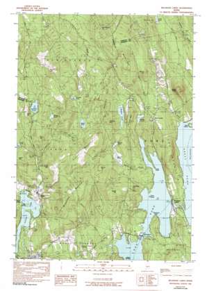 Belgrade Lakes USGS topographic map 44069e8