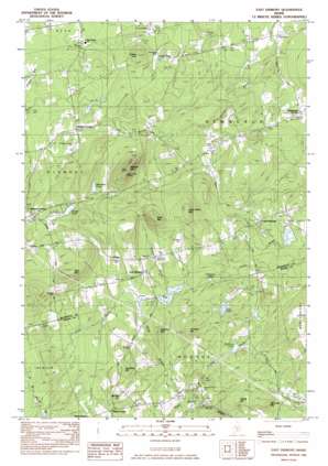 East Dixmont topo map