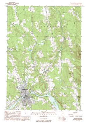 Skowhegan USGS topographic map 44069g6