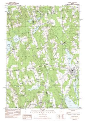 Corinna USGS topographic map 44069h3