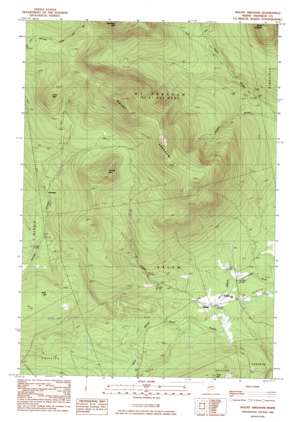 Mount Abraham USGS topographic map 44070h3