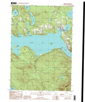 Rangeley USGS topographic map 44070h6