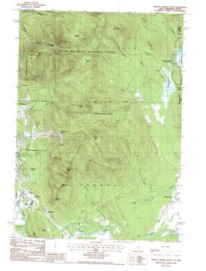 North Conway East topo map