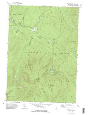 Mount Moosilauke USGS topographic map 44071a7