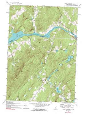 Lower Waterford topo map