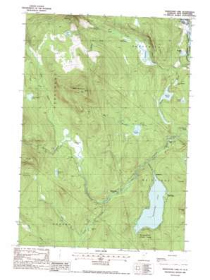 Maidstone Lake topo map