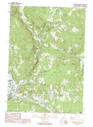 Lovering Mountain topo map