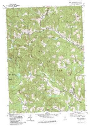 West Topsham USGS topographic map 44072a3