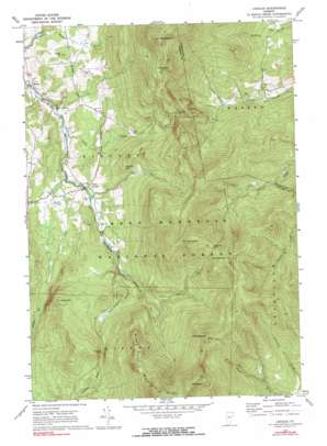 Lincoln topo map